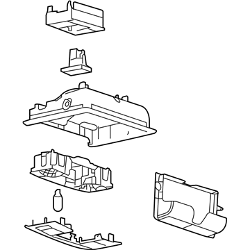 Mercury AT4Z-78519A70-BA Console Assembly - Overhead