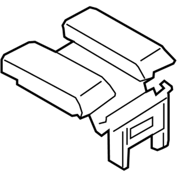 Lincoln JL7Z-7806024-AT Armrest Assembly - Console