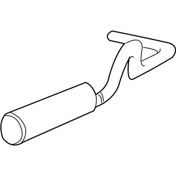 Ford F7UZ-5230-AA Muffler And Pipe Assembly