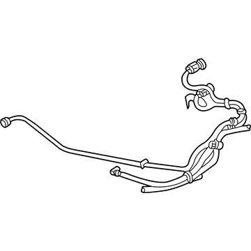 XF1Z-7C391-AA Ford Power Steering Cooler Tube Illustration 1 of 1