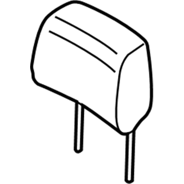 Ford JL3Z-96611A08-A Headrest Pad, Front JL3Z-96611A08-A Ford Headrest Pad, Front Illustration 1 of 1