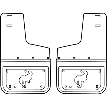 Ford VM2DZ-16A550-D Kit - Mudflap