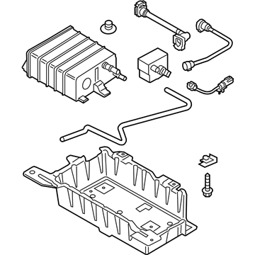 Ford JR3Z-9D653-C Cannister - Fuel Vapour Storage