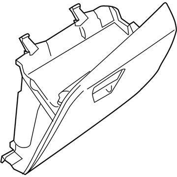 Ford CK4Z-6106024-AA Door Assembly - Glove Compartment