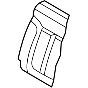Ford BL3Z-1666600-AB Cover Assembly - Rear Seat Back