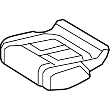 Ford DL3Z-1663804-LE Cover Assembly - Rear Seat Cushion