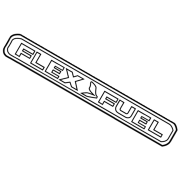 Ford FL3Z-9942528-J Name Plate