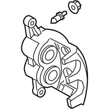 Ford KB3Z-2B120-A Caliper Assembly - Brake - Less Pad