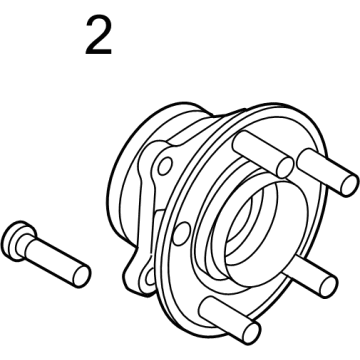 Ford PR3Z-1109-D Hub Assembly - Wheel