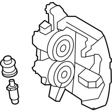 Ford PR3Z-2B120-H Caliper Assembly - Brake - Less Pad