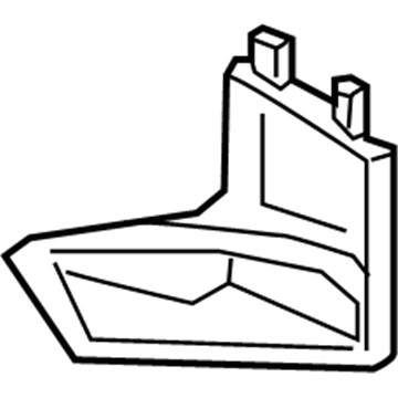 Ford G3GZ-8349-A Outer Duct, Driver Side G3GZ-8349-A Ford Outer Duct, Driver Side Illustration 1 of 1