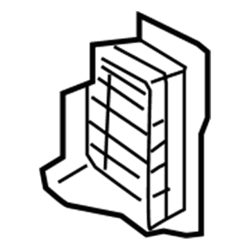 Ford GD9Z-7C410-C Inner Duct, Driver Side GD9Z-7C410-C Ford Inner Duct, Driver Side Illustration 1 of 1
