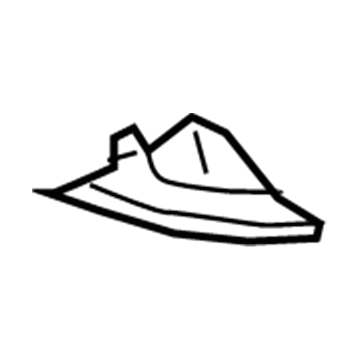 GR2Z-16B074-A Ford Deflector Shield, Front Lower Passenger Side Illustration 1 of 1