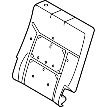 Ford LB5Z-7866800-L Seat Back Pad