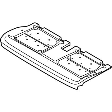 Ford LB5Z-7863840-K Pad - Rear Seat Cushion