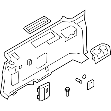 Ford FL1Z-4031013-AE Trim Assembly - Quarter
