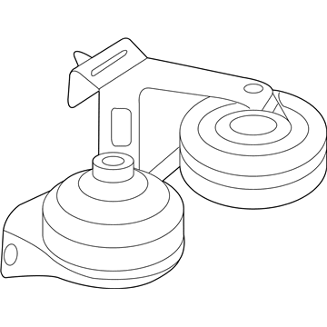 Ford 7E5Z-13832-A Horn Assembly