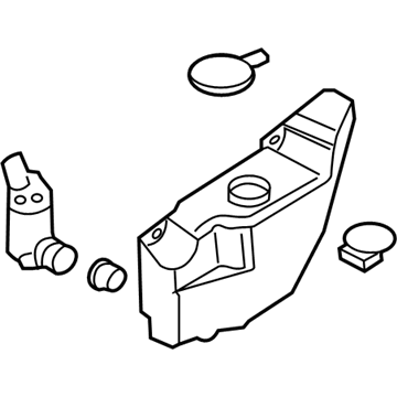 Ford 8W7Z-17618-A Reservoir - Windshield Washer