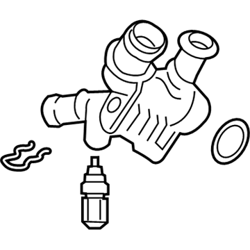 Ford DS7Z-8K556-G Adaptor - Water Outlet Connection