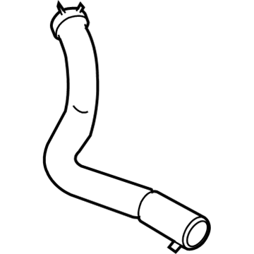 Ford Fiesta Coolant Reservoir Hose - C1BZ-8260-C