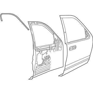 Mercury 7L9Z-7820124-A Door Assembly - Front
