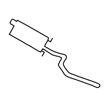 Lincoln 6W1Z-5230-BB Muffler Assembly - Front