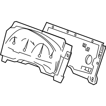 Ford 5F2Z-10849-AA Instrument Cluster