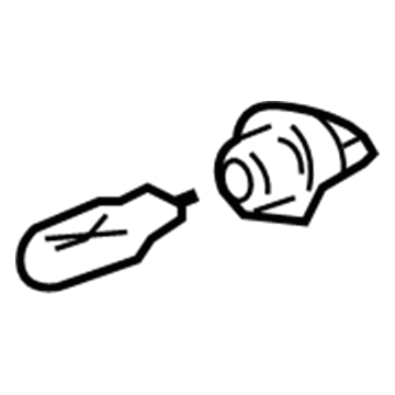 Ford F8RZ-13B765-BA Bulb And Socket Assembly