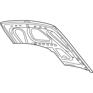 Mercury 6W7Z-16612-A Hood Assembly