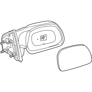 Ford F81Z-17682-AAA Mirror Assembly - Rear View Outer