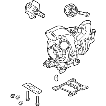 Ford BC3Z-6K682-C Turbocharger Assembly
