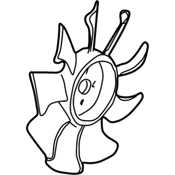 Ford F87Z-8600-FA Fan Assembly