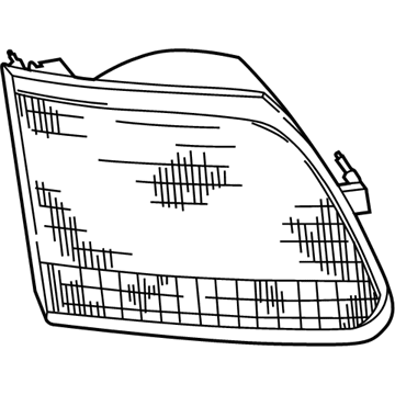 Ford 3L3Z-13008-GA Headlamp Assembly