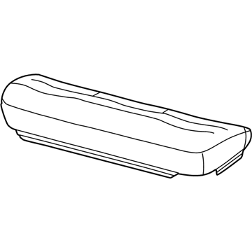 Ford 5C3Z-2663804-FAC Cover Assembly - Rear Seat