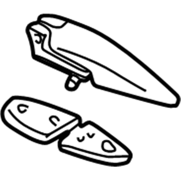 Mercury F6DZ-74420A68-AB Hinge - Glass