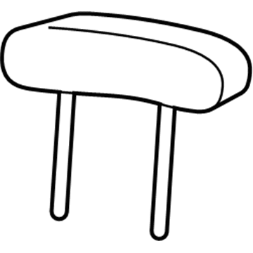 Ford YW7Z54611A08CAA Headrest