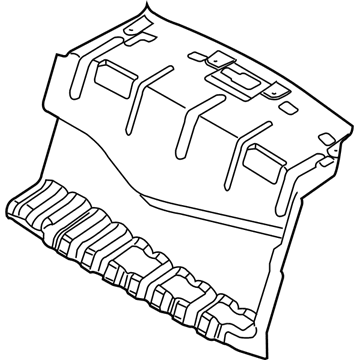 9E5Z-580374-AA Ford Battery Cover Illustration 1 of 1