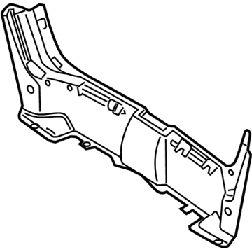 6E5Z-5411318-AAA Ford Sill Plate, Rear Illustration 1 of 1