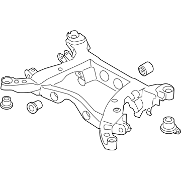 LX6Z-5035-AD Ford Cross Member Assembly Illustration 1 of 1