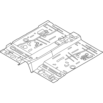 Lincoln PZ1Z-7811135-C Front Floor Pan