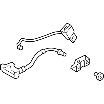 Ford DB5Z-7861203-BF Buckle Assembly - Seat Belt