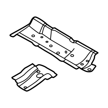 Lincoln LX6Z-7810682-A Member Assembly - Floor Cross