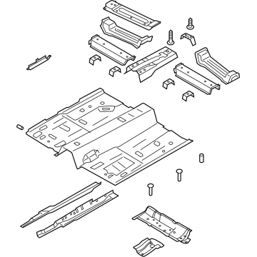 Lincoln LX6Z-7811135-Z Pan Assembly - Floor