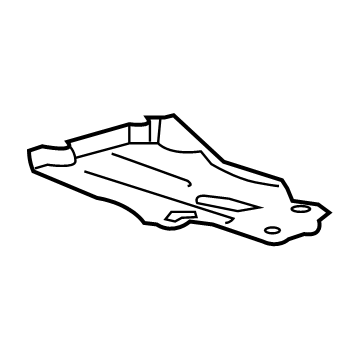 K2GZ-6P013-C Ford Under Cover, Front Passenger Side Illustration 1 of 1