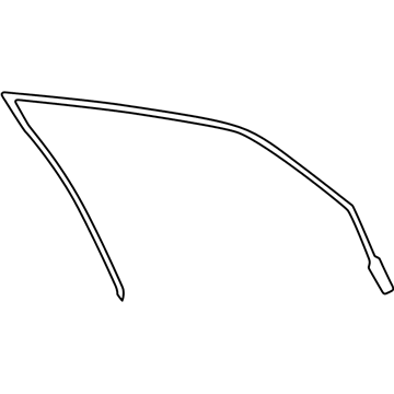 Ford 4F1Z-5425766-AA Run Assembly - Glass
