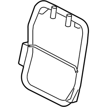 Ford 5F9Z-74613A38-AA Frame - Rear Seat Back