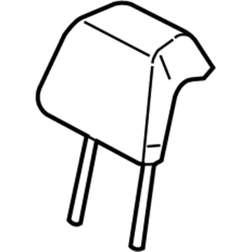 Ford 5F9Z-74611A08-BAD Head Rest Assembly