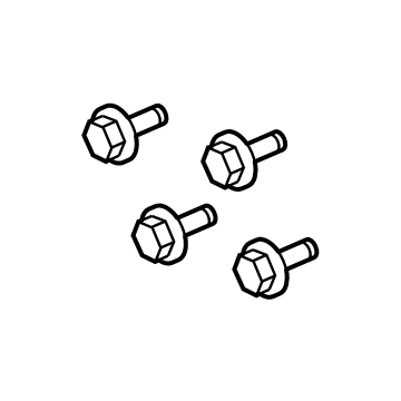 Ford -N806282-S437 Screw And Washer Assembly