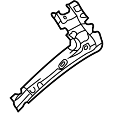 Ford 5R3Z-5802508-AA Pillar - Front Body