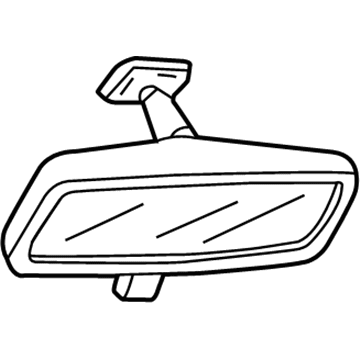 Ford 6U5Z-17700-B Mirror Assembly - Rear View - Inner